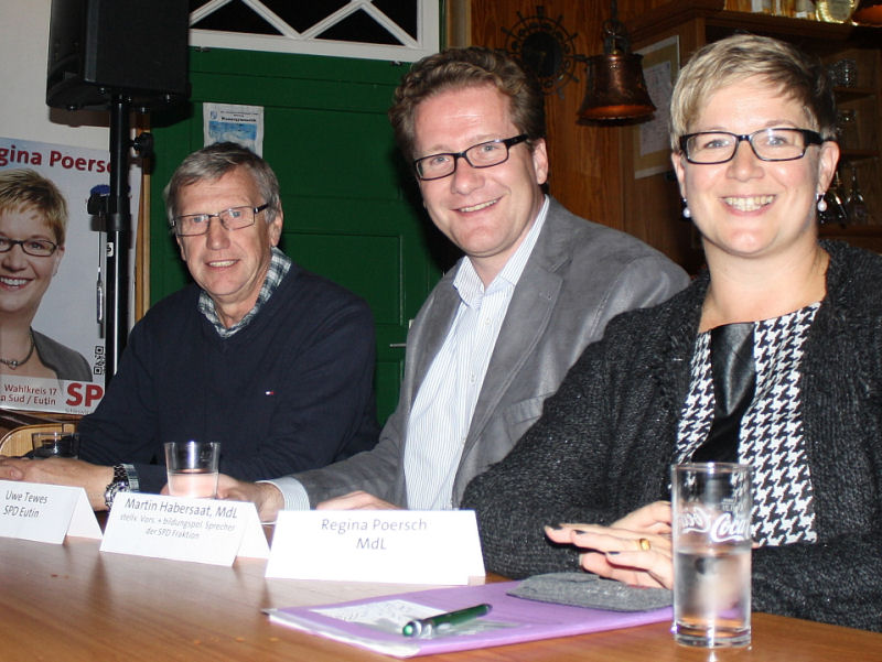 Uwe Tewes, Martin Habersaat, Regina Poersch