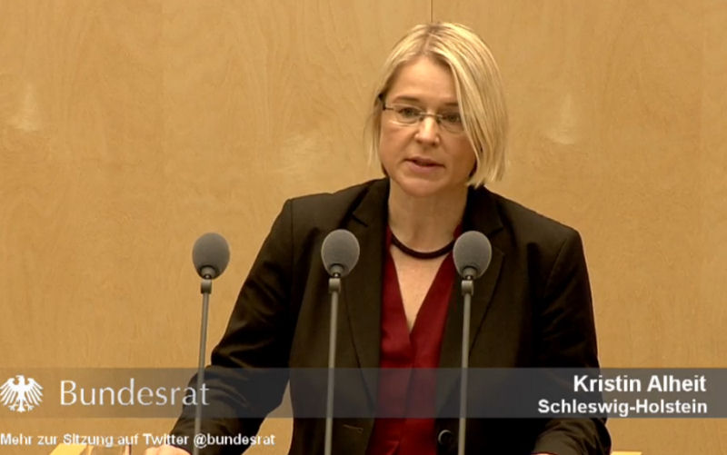 Kristin Alheit im Bundesrat