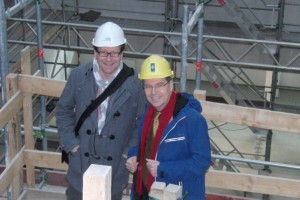Mit Prof. Münchau im CBBM