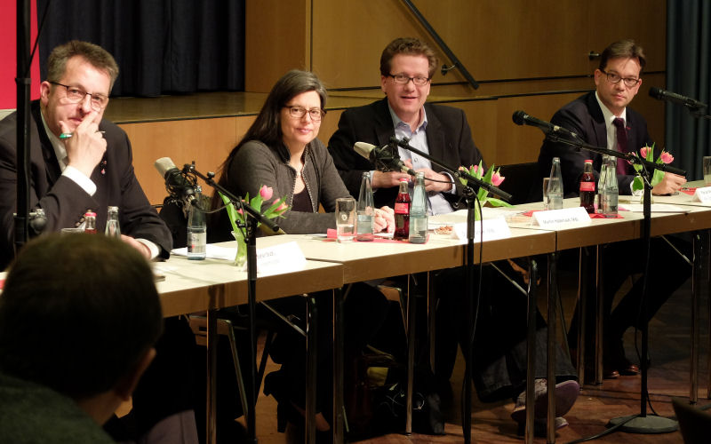 Stefan Studt, Nina Scheer, Martin Habersaat, Florian Pronold