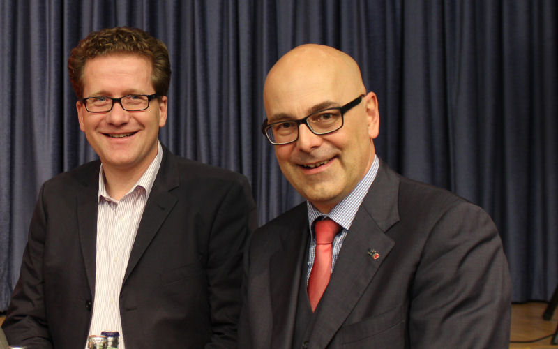 Martin Habersaat und Torsten Albig