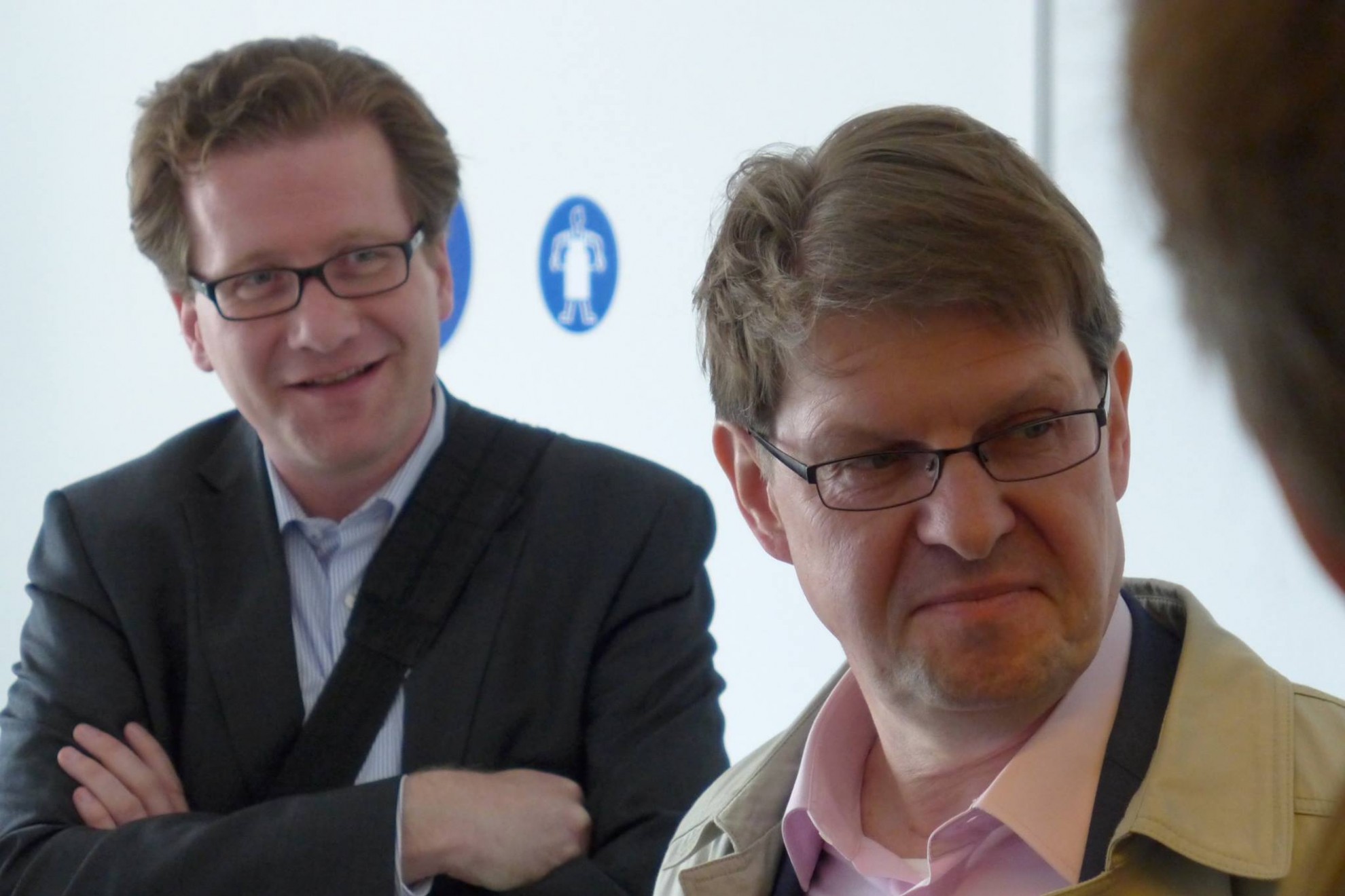 Foto: Mit Ralf Stegner zu Besuch bei der CAU
