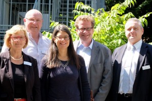 Foto: v.l.: Knigge, Hein, Scheer, Habersaat, Pommerenke