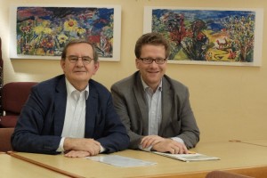 Hermann Hanser und Martin Habersaat