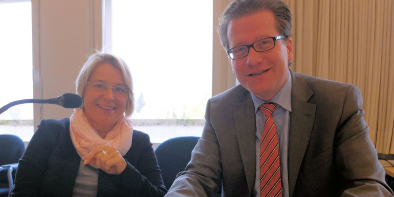 Kristin Alheit und Martin Habersaat