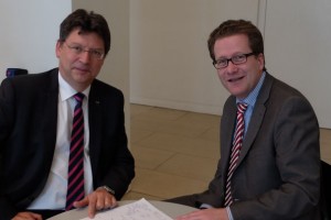 Reinhard Meyer und Martin Habersaat