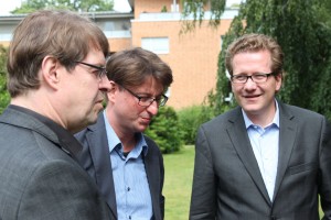 Im Gespräch: Stegner, Fieber, Habersaat