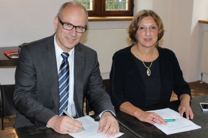 Ties Rabe und Britta Ernst