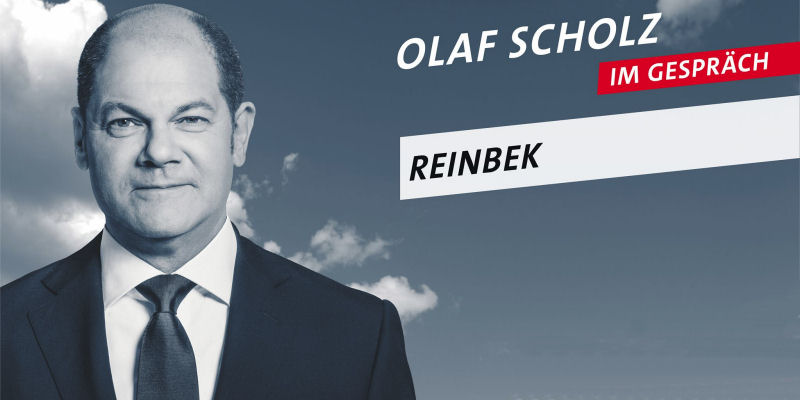 Olaf Scholz in Reinbek