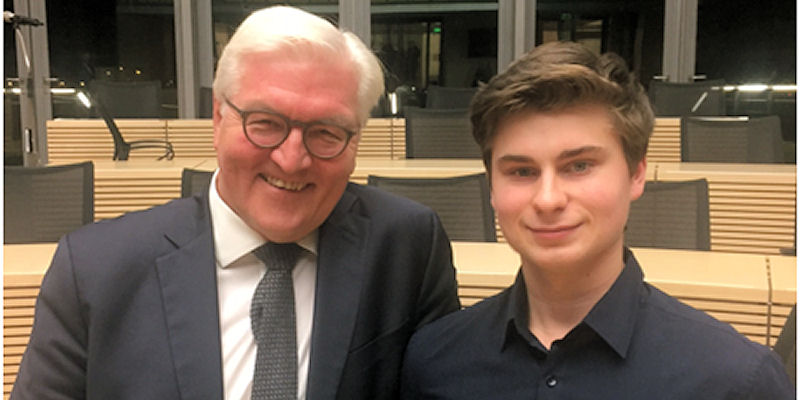 Frank-Walter Steinmeier und Bastian van der Neut