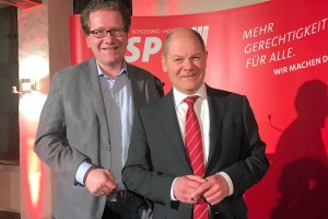 Martin Habersaat und Olaf Scholz