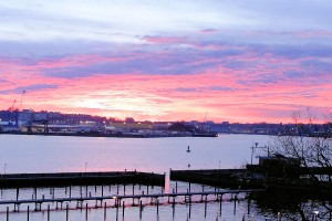 Sonnanaufgang in Kiel