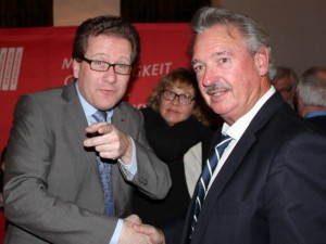 Martin Habersaat, Susanne Danhier und Jean Asselborn