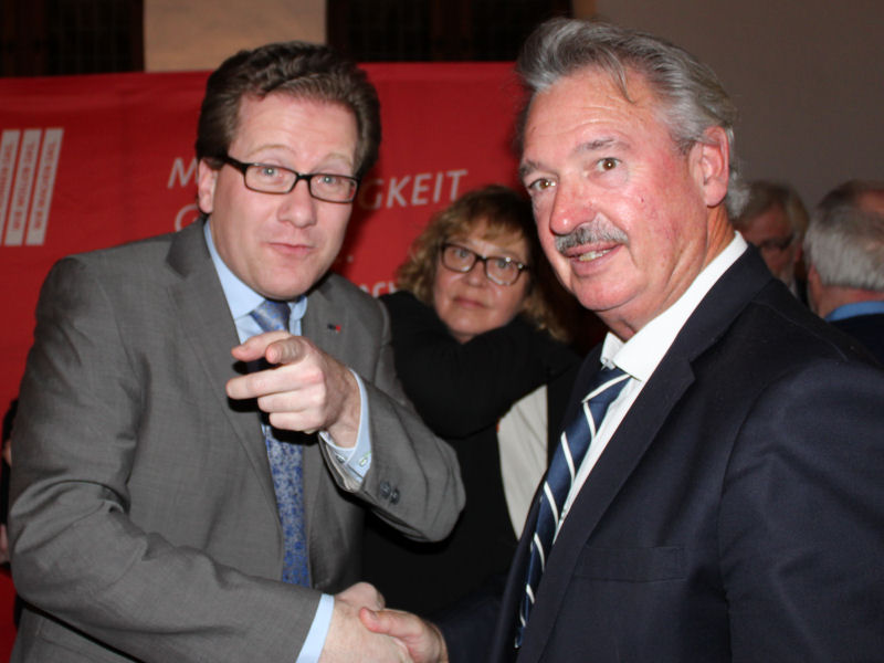 Martin Habersaat, Susanne Danhier und Jean Asselborn
