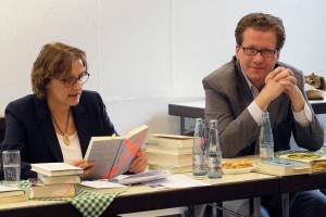 Britta Ernst und Martin Habersaat