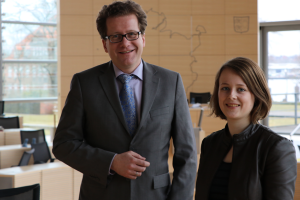 Martin Habersaat und Lara Gruwe
