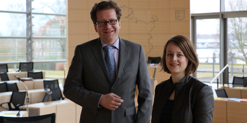 Martin Habersaat und Lara Gruwe