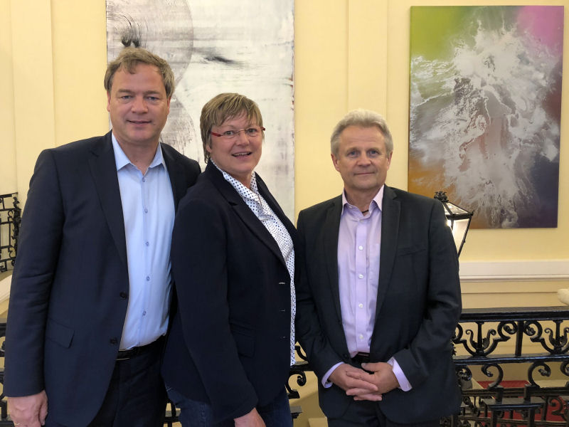 Kai Vogel, Kirsten Eickhoff-Weber und Heiner Dunckel