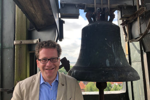 Martin Habersaat im Glockenturm