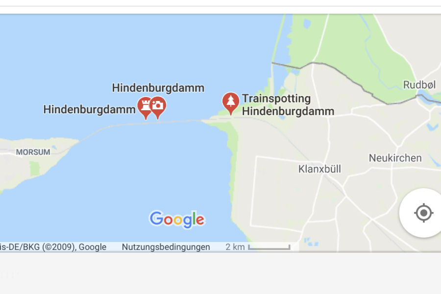 Hindenburgdamm - Google Maps