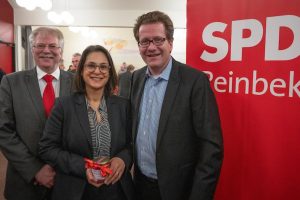 Gerd Prüfer, Serpil Midyatli und Martin Habersaat