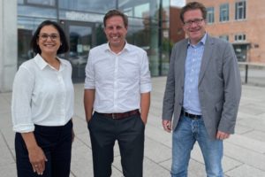 Serpil Midyatli, Thomas Losse-Müller und Martin Habersaat