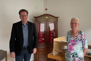 Foto: Martin Habersaat und Antje Rudolf im Gebetsraum