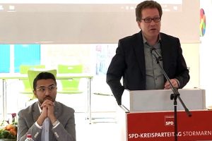 Martin Habersaat auf dem Kreisparteitag